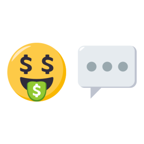 🤑💬 Emoji Domain EmojiOne rendering